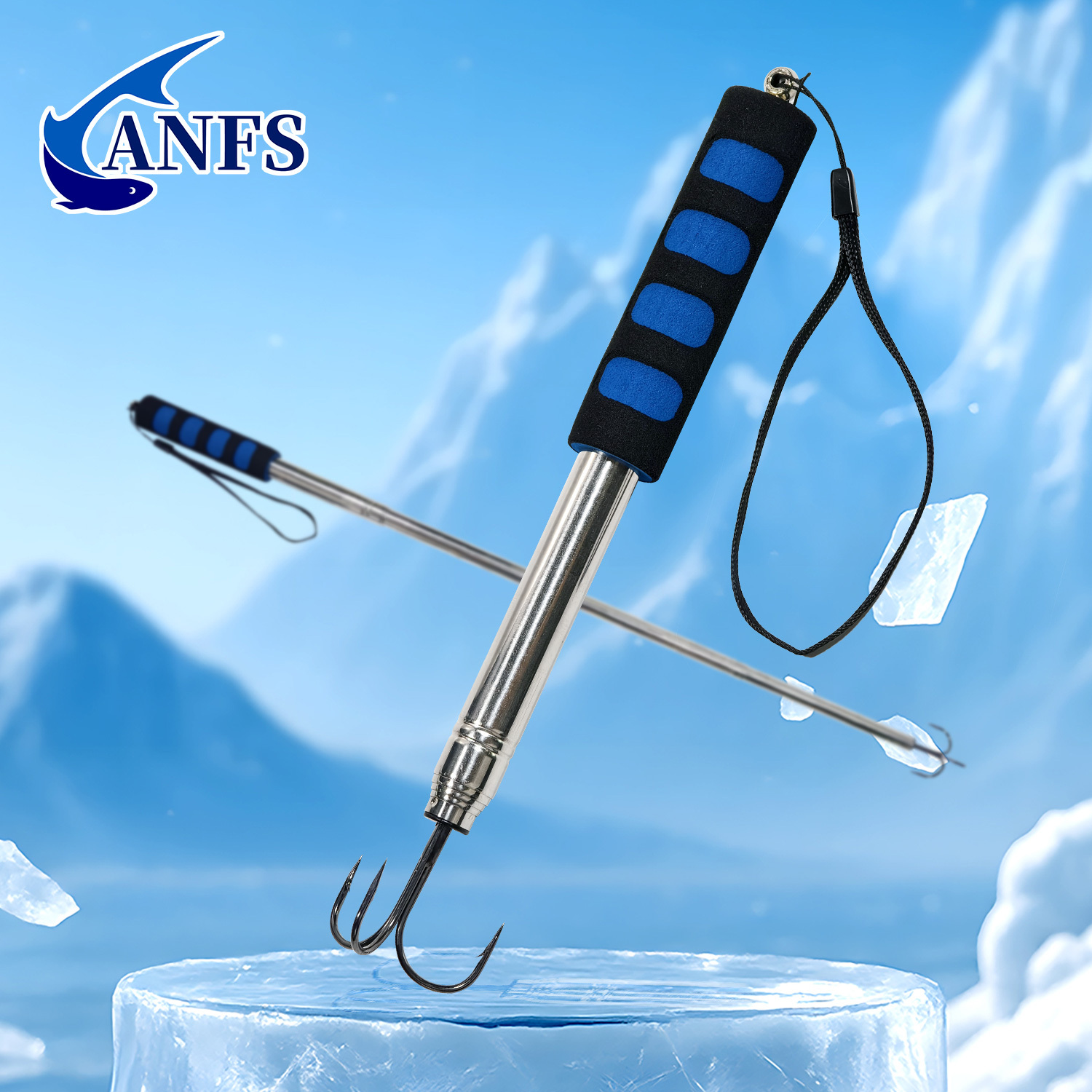 Fishing Boat Anchor - ANFS 1pcTelescopic Fishing Gaff with Stainless