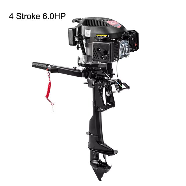 4 Stroke 4HP 6HP 7HP Outboard  - Fishing Boat Outboard Motor review and price