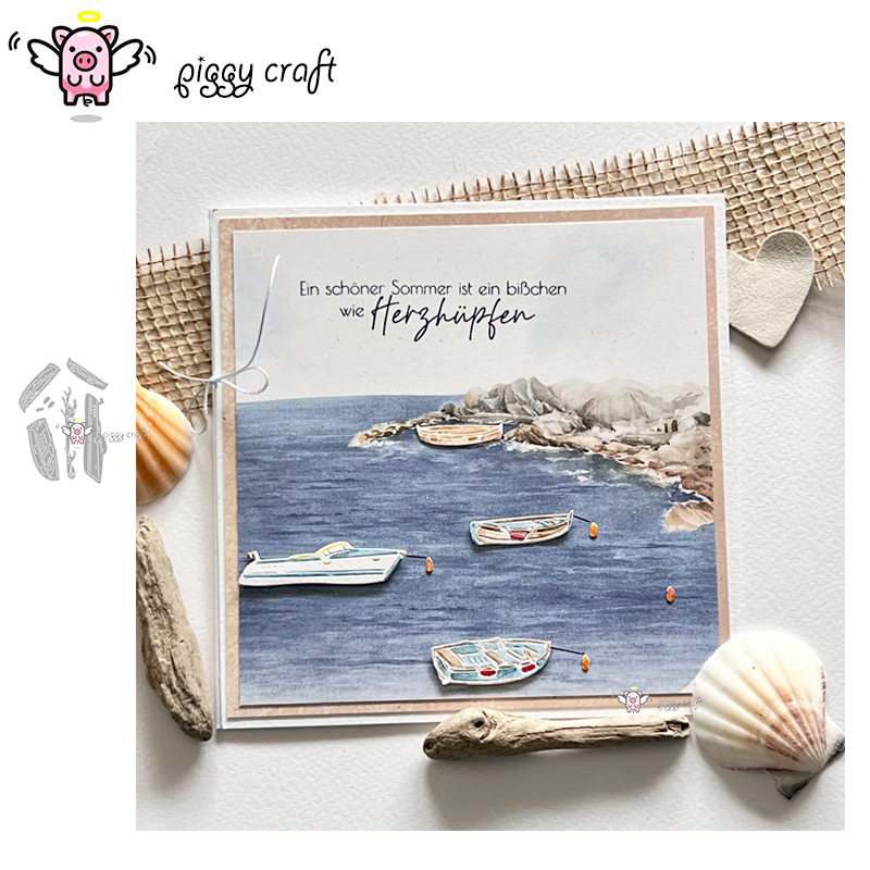 Piggy Craft metal cutting dies - Fishing Boat Trailer review and price