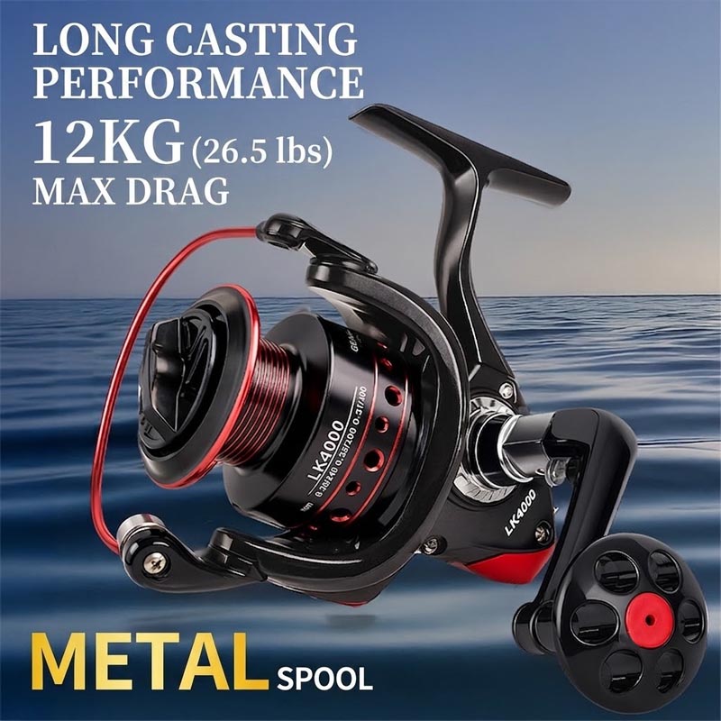 Full Metal Spinning Fishing Re - Fishing Boat Steering Wheel review and price