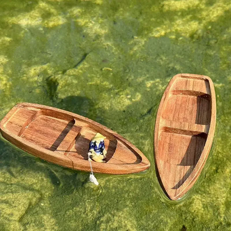 Handmade Wooden Boat Mini Floa - Fishing Boat Oar review and price