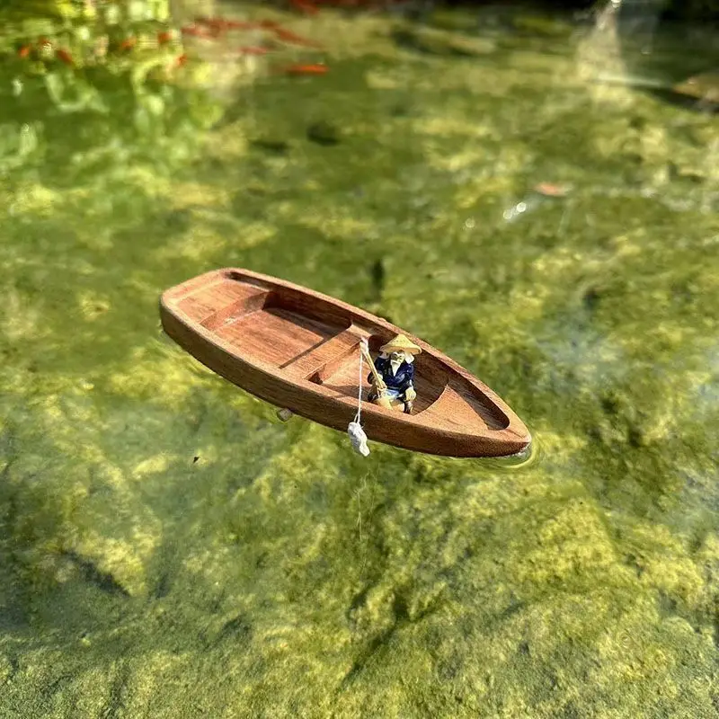 Handmade Wooden Boat Mini Floa - Fishing Boat Oar review and price