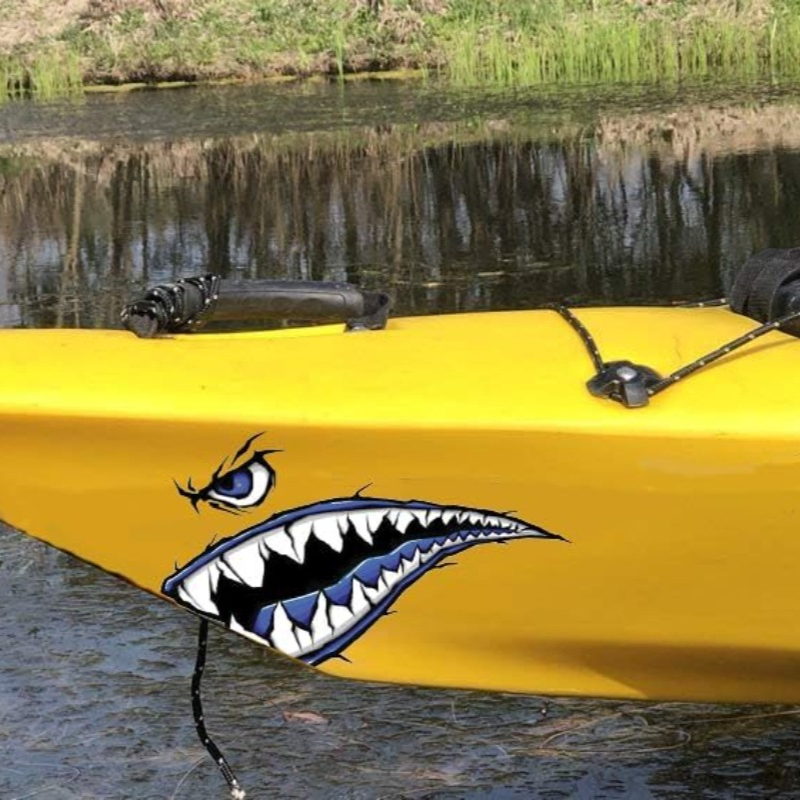2PCS Shark Teeth Mouth Boat St - Fishing Boat Paddle review and price