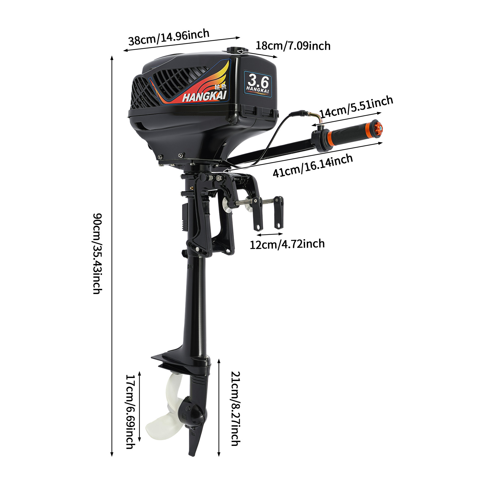 Outboard Motor, Gasoline Outbo - Fishing Boat Outboard Motor review and price