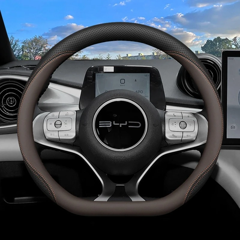 2026 For BYD Leather Car Steer - Fishing Boat Steering Wheel review and price