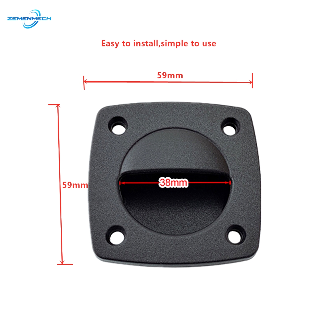Black Nylon Recessed Flush Sli - Fishing Boat Steering Wheel review and price